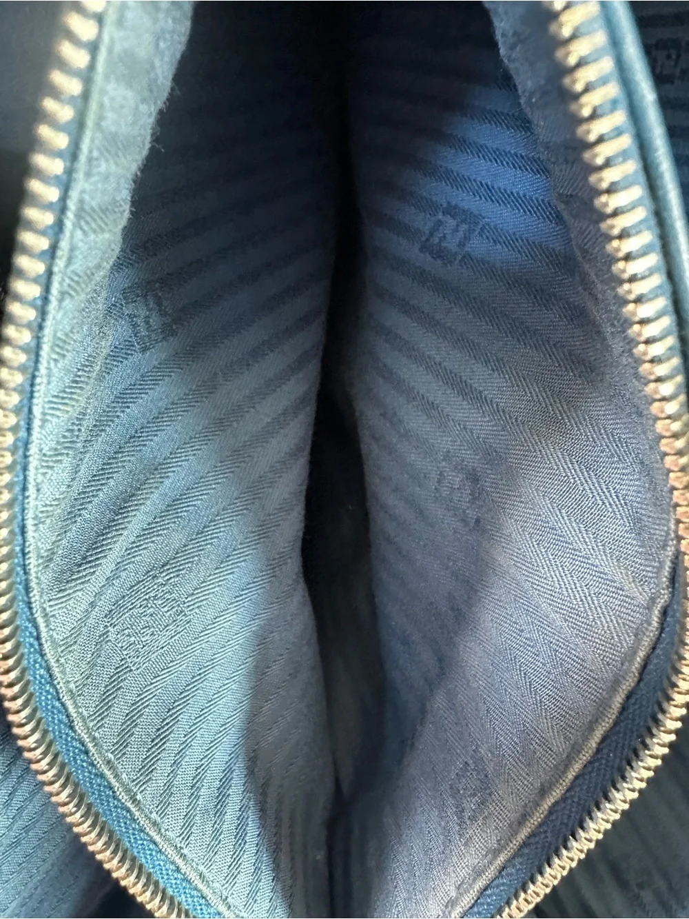 Fendi Teal-Blue Leather Satchel with Top Handles